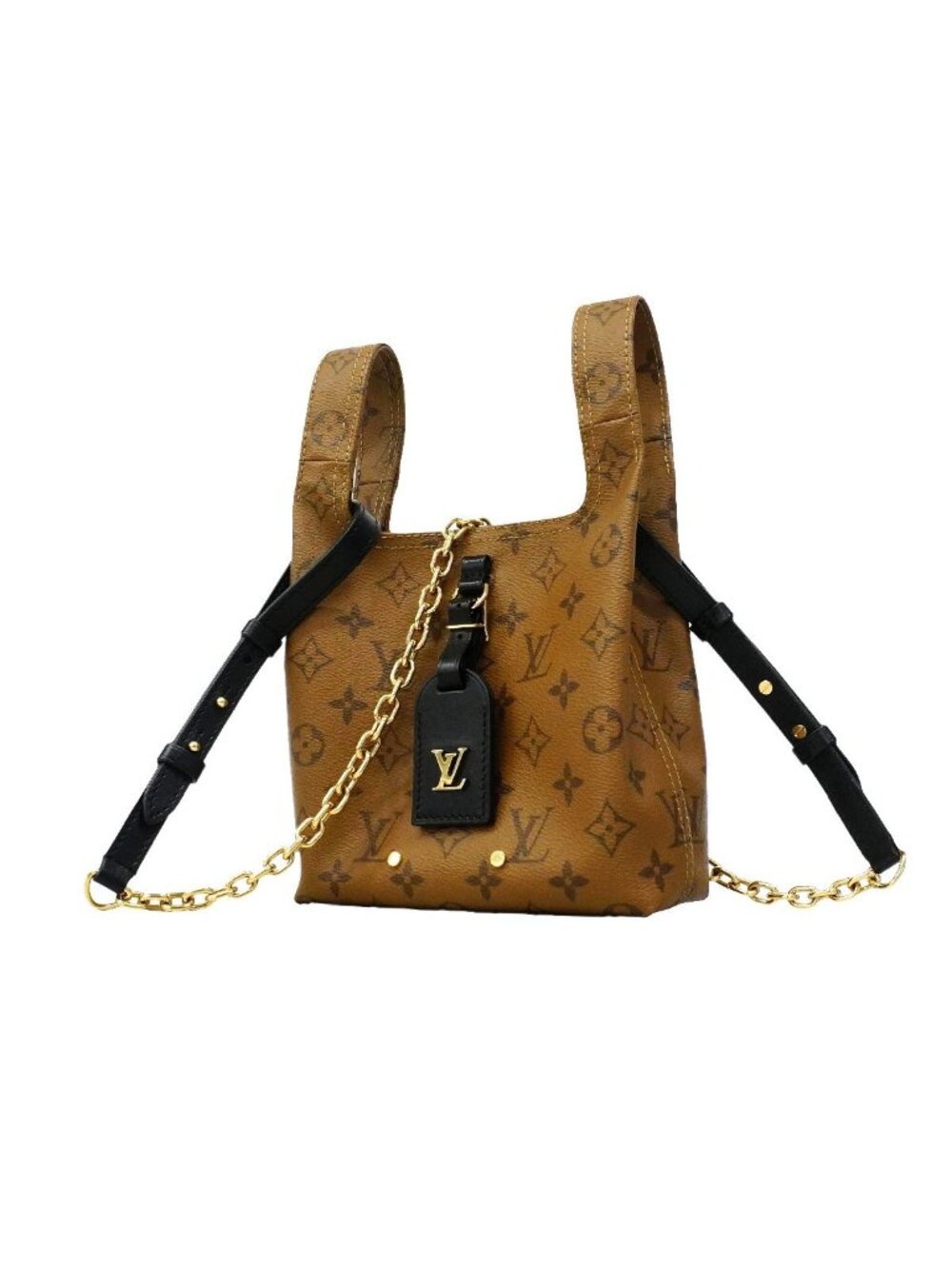 Louis Vuitton Handbag Monogram Reverse Atlantis BB Light Brown 2-Way Bag